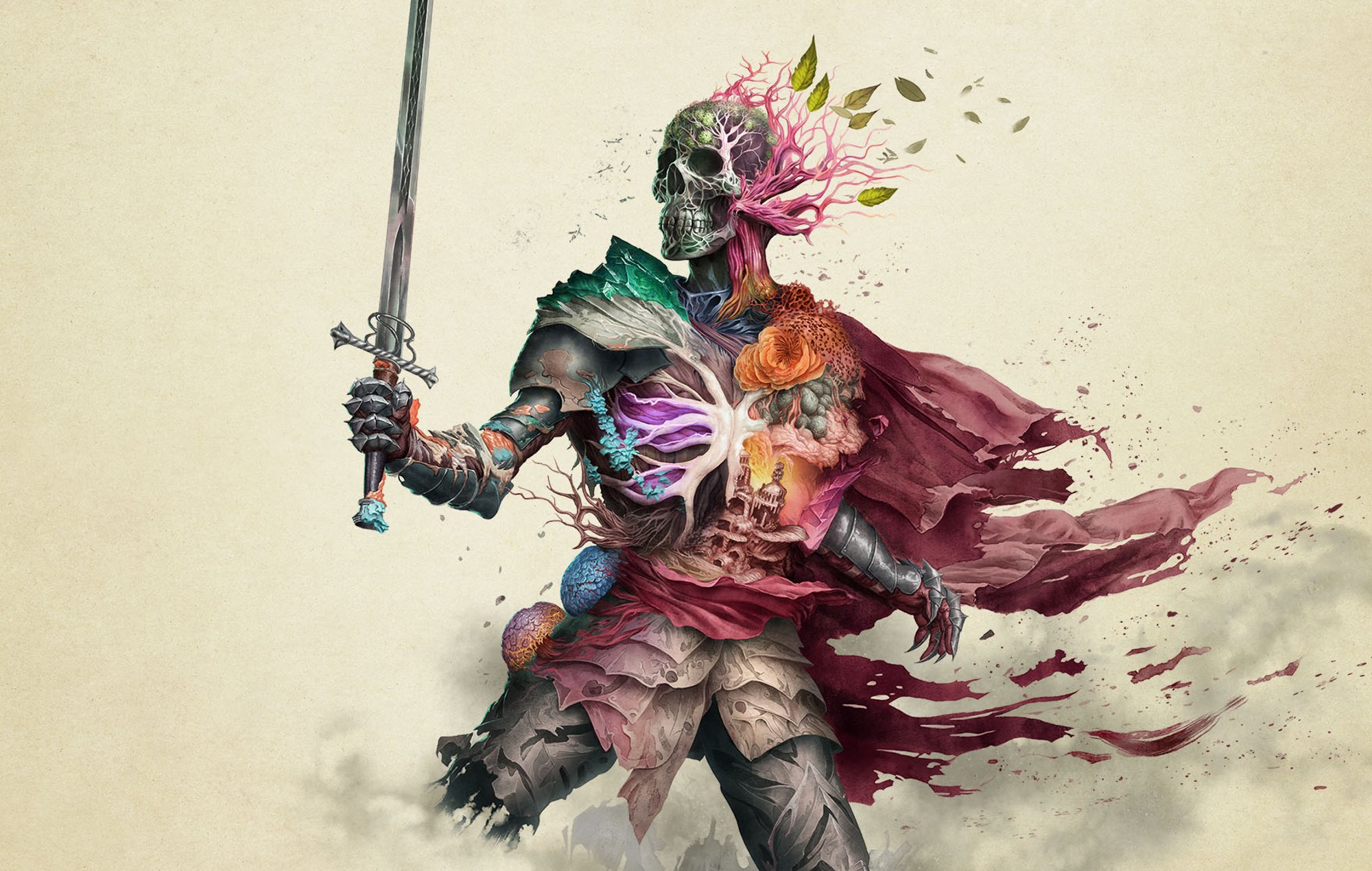 2025 Game Release Dates: A skeleton from Avowed can be seen in key art.
