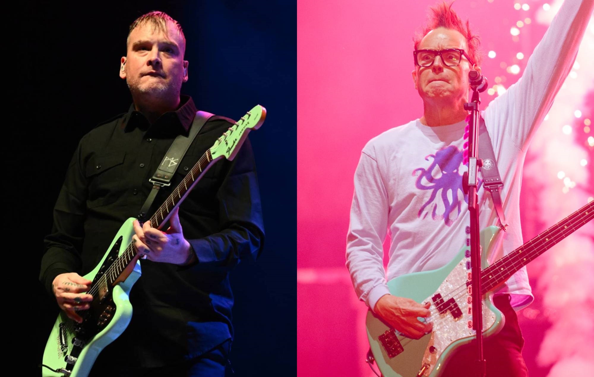 Matt Skiba and Mark Hoppus of Blink-182