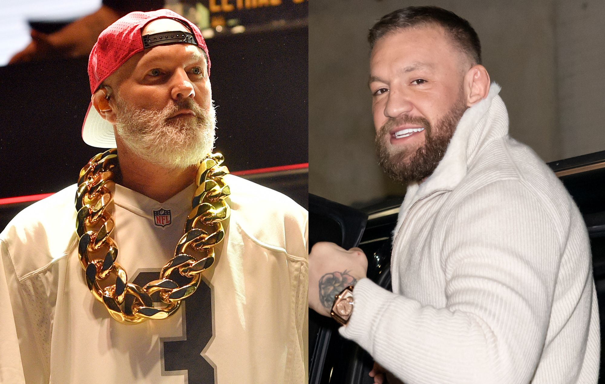 Fred Durst of Limp Bizkit and Conor McGregor