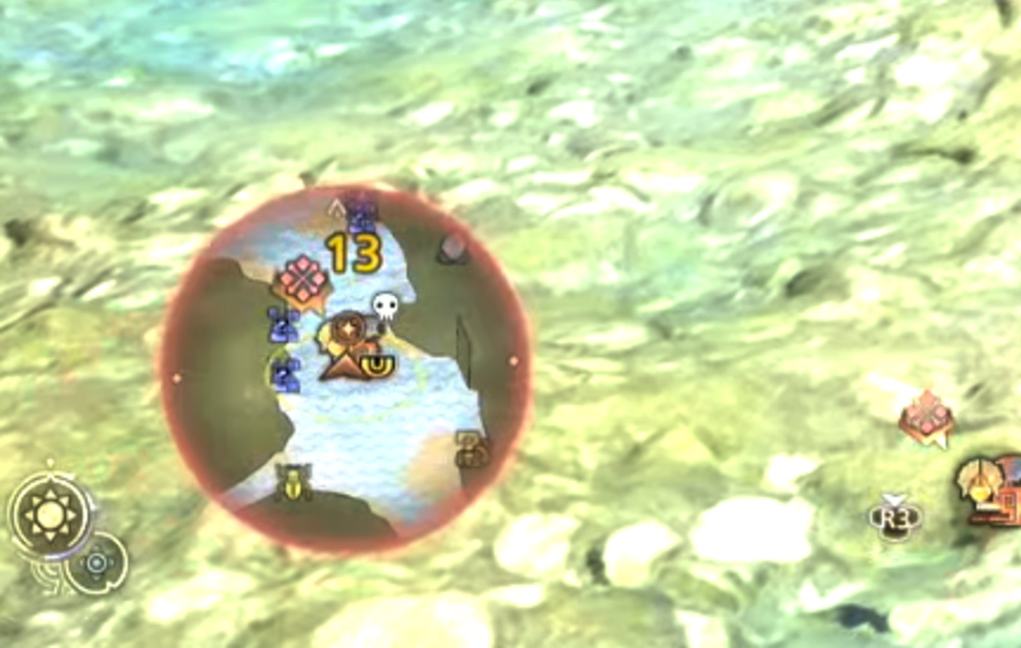 Monster Hunter Wilds Capture Monsters: The skull icon can be seen