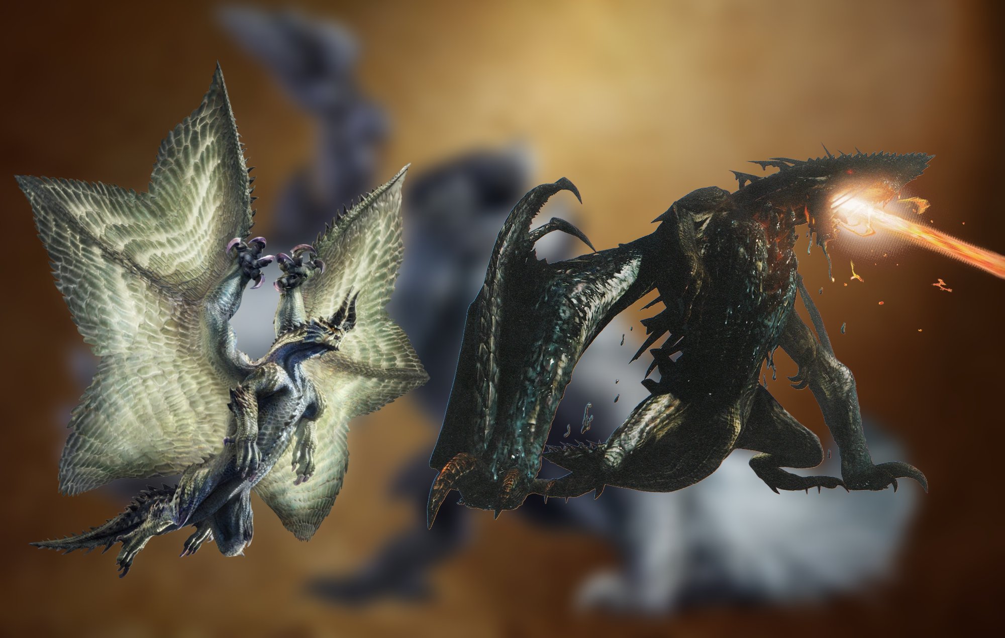 Monster Hunter Wilds Elder Dragons: Gogmazios and Shagaru Magala can be seen