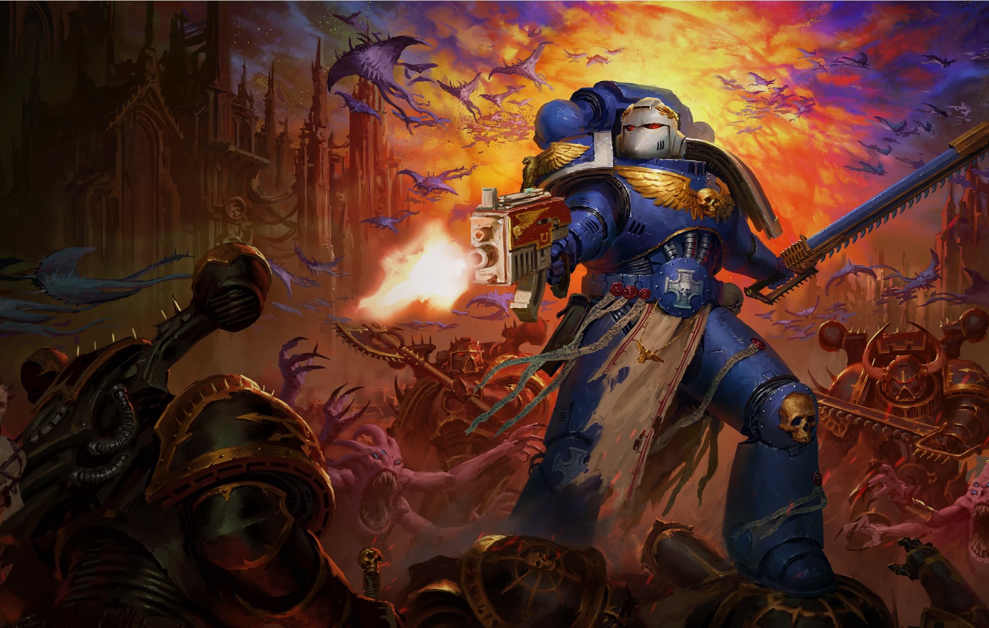 PS Plus May 2025 Games: A marine can be seen killing enemies.