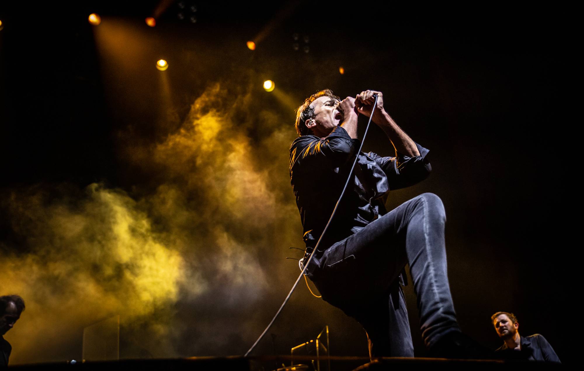 Suede live in Brussells. Credit: Christophe Dehousse