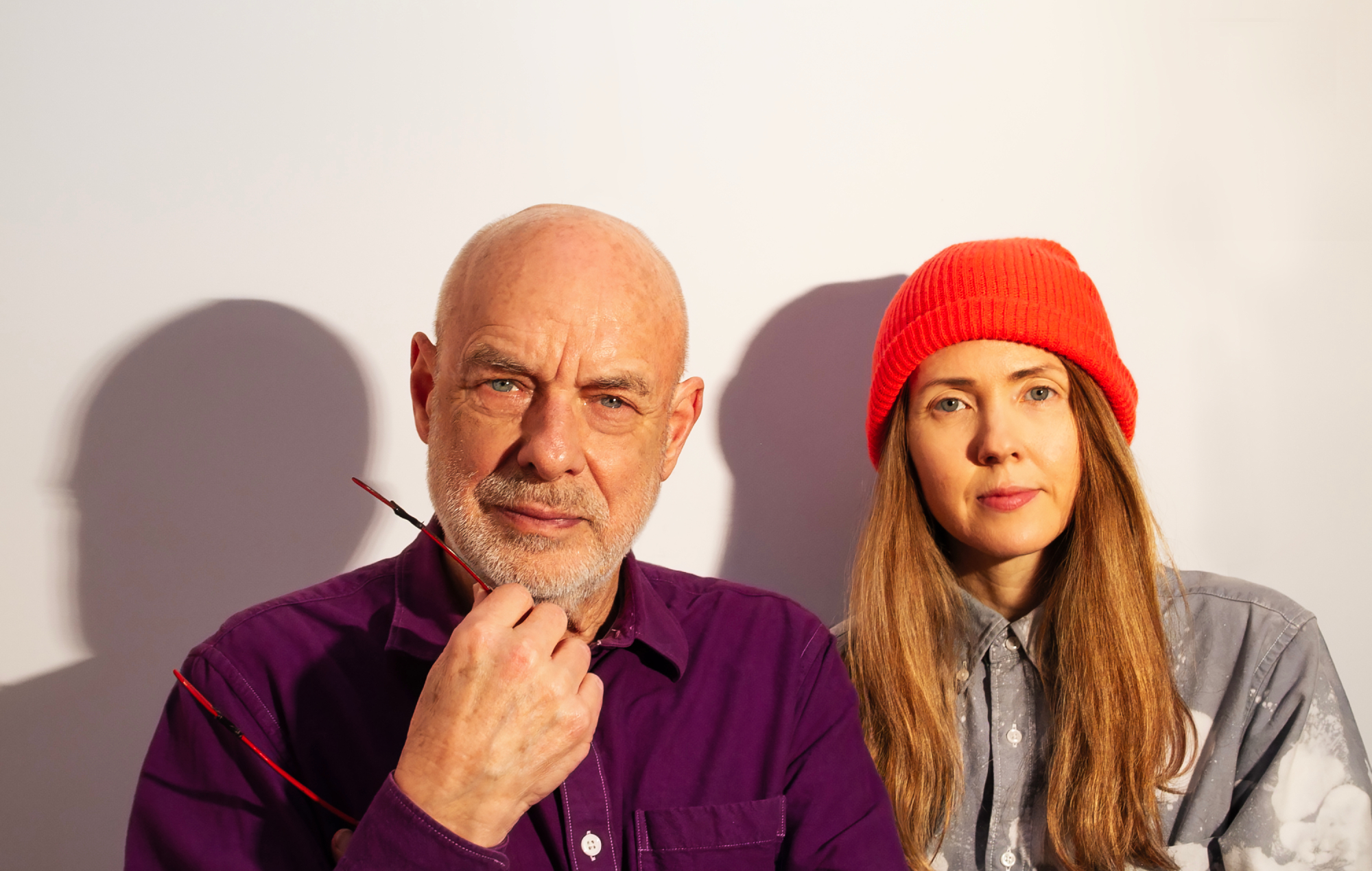 Brian Eno and Beatie Wolfe press picture
