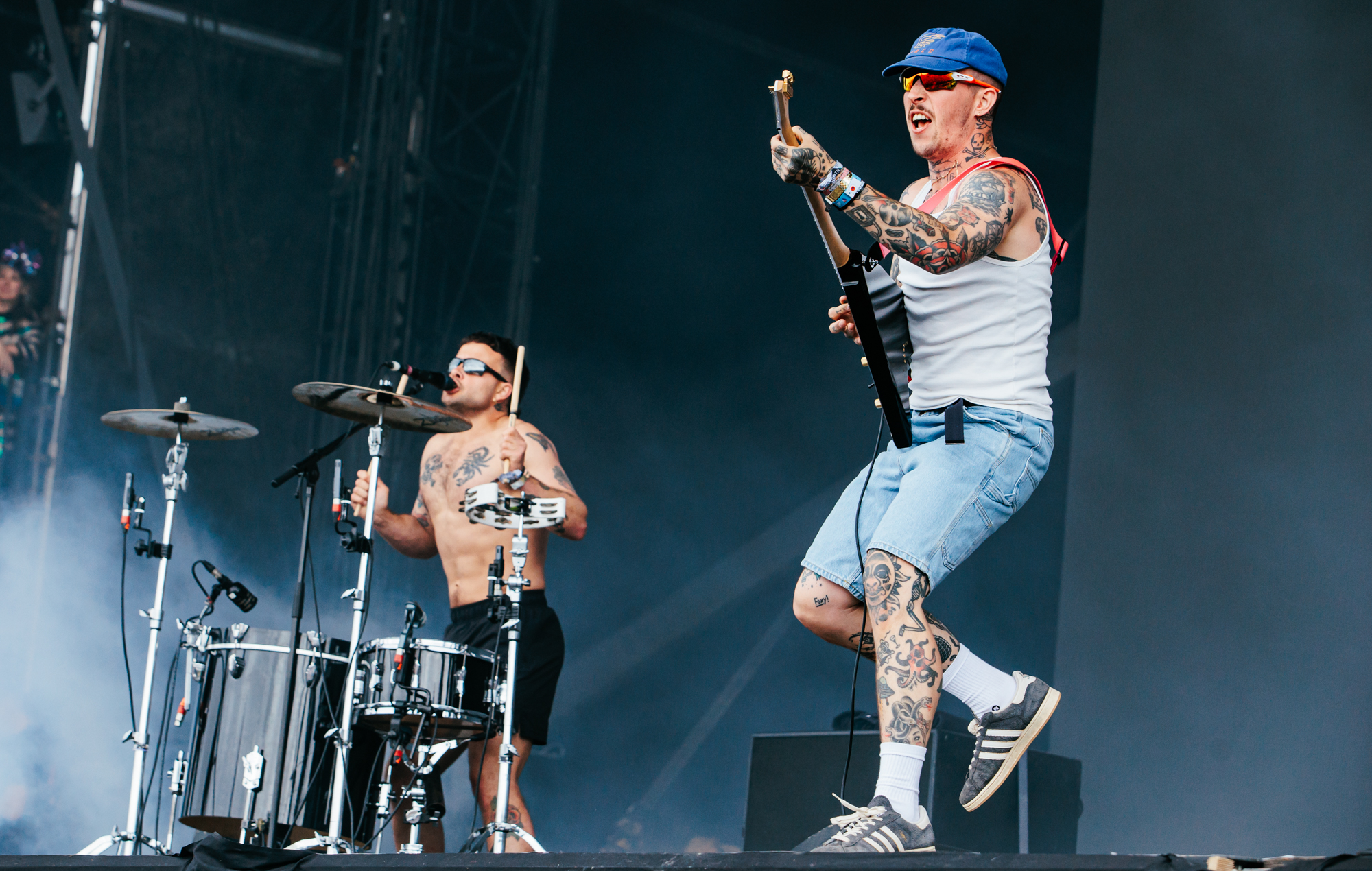 Soft Play live at Glastonbury 2024, photo by Andy Ford