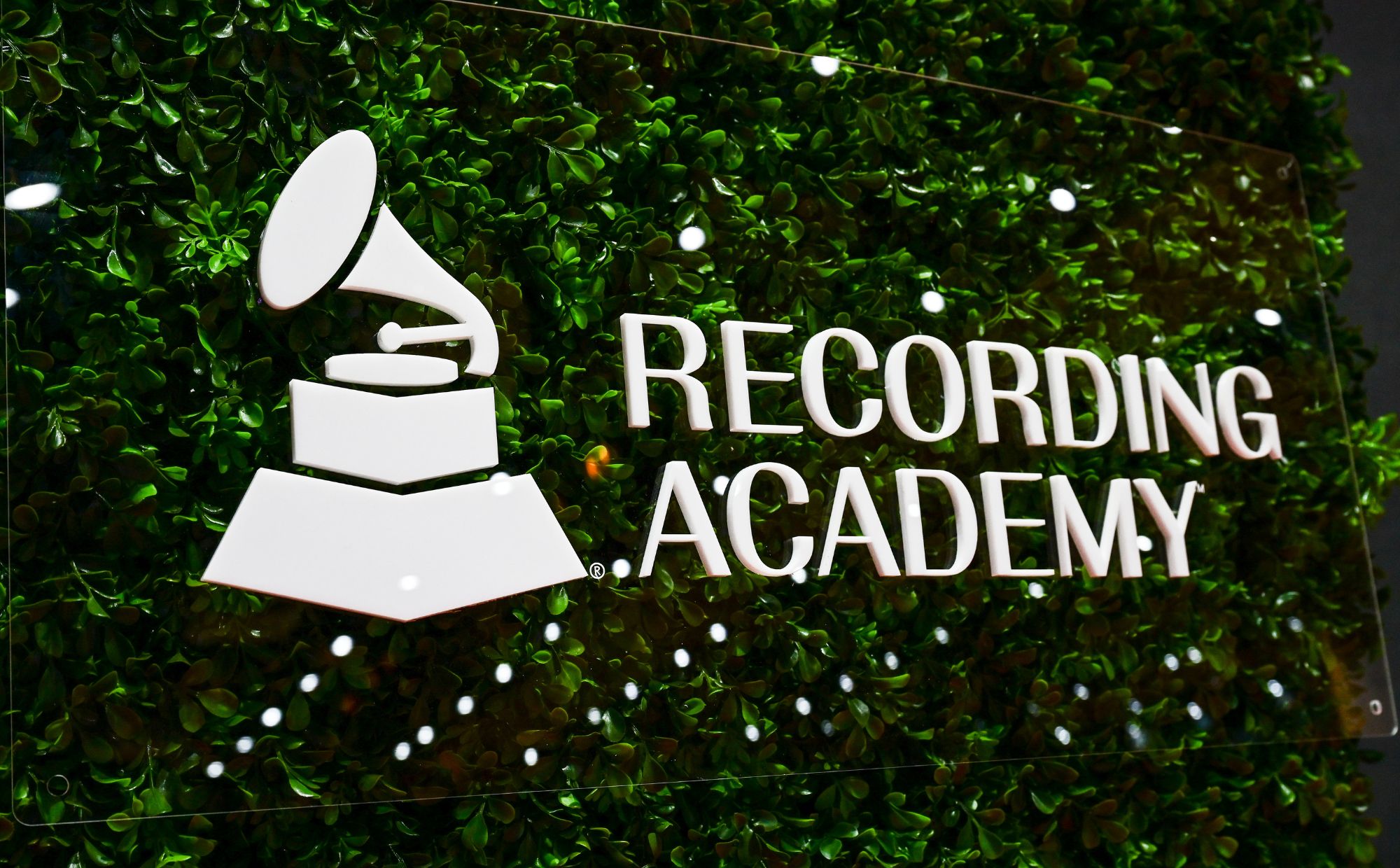 Recording Academy logo. Credit -Lisa Lake/Getty Images for the Recording Academy