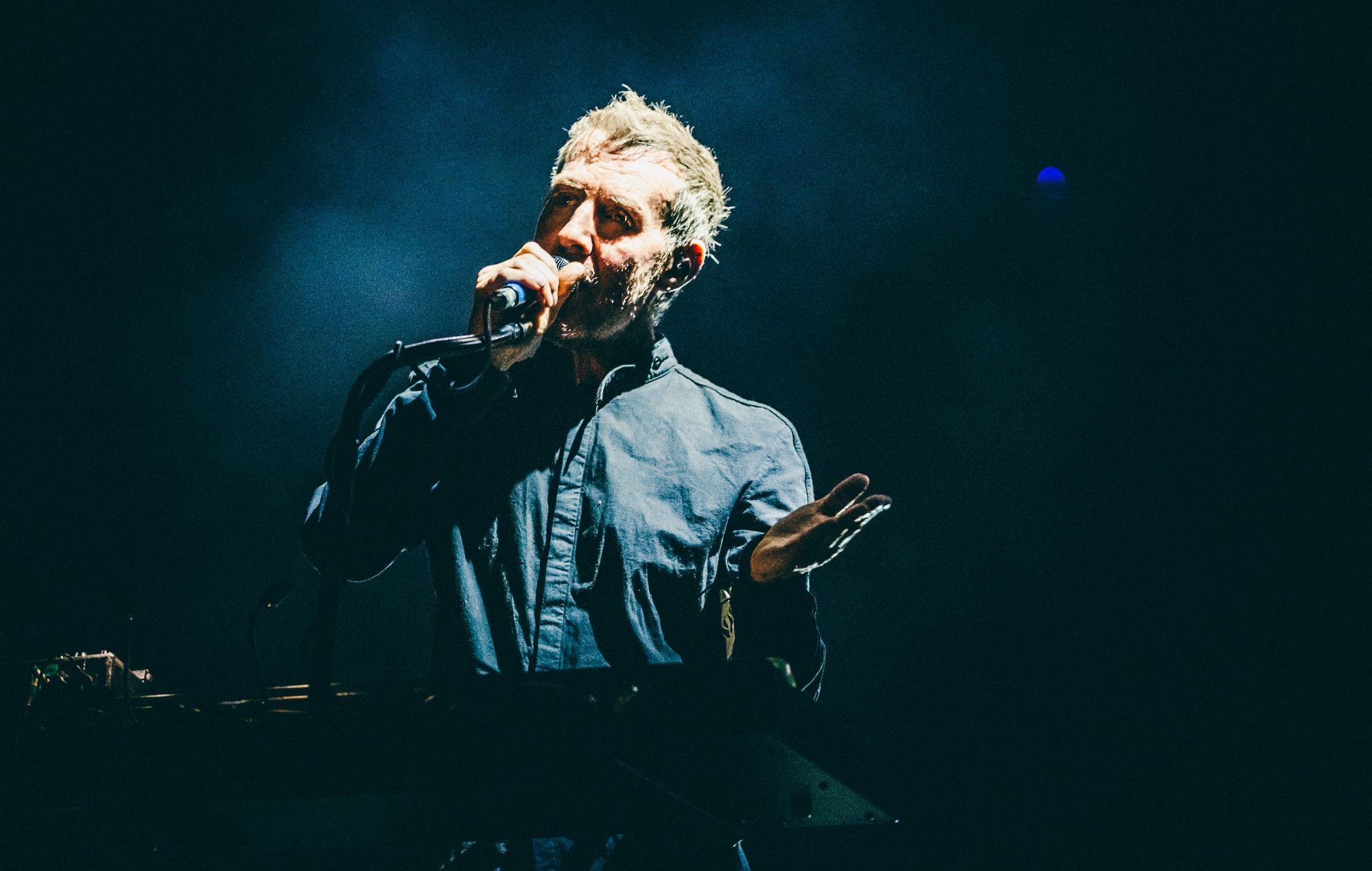 Robert Del Naja of the band Massive Attack in 2025