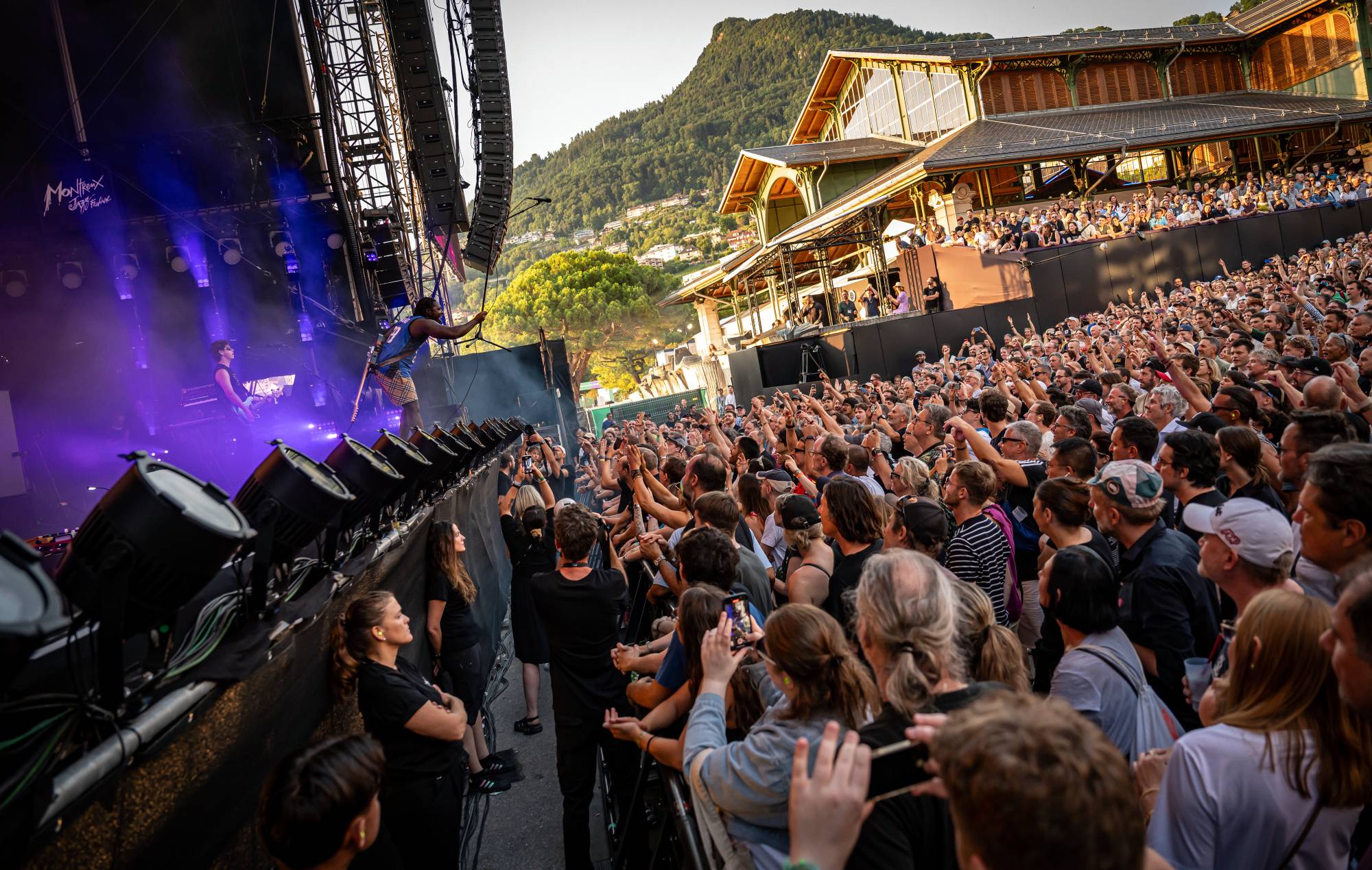 Bloc Party live at Montreux Jazz Festival 2025. Credit: MJF Prénom Nom/Emilien Itim