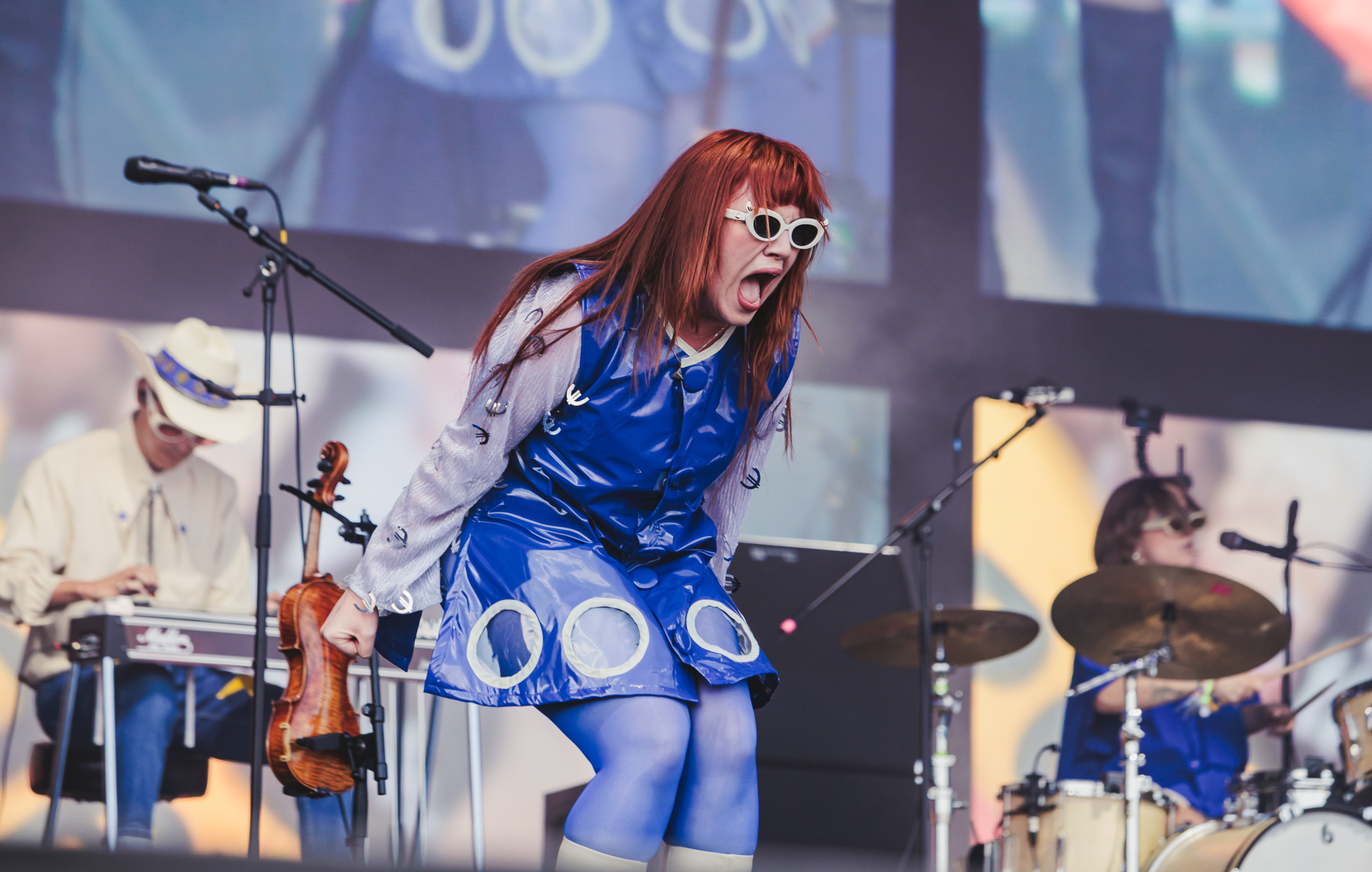 CMAT live at Glastonbury 2025. Credit: Andy Ford for NME