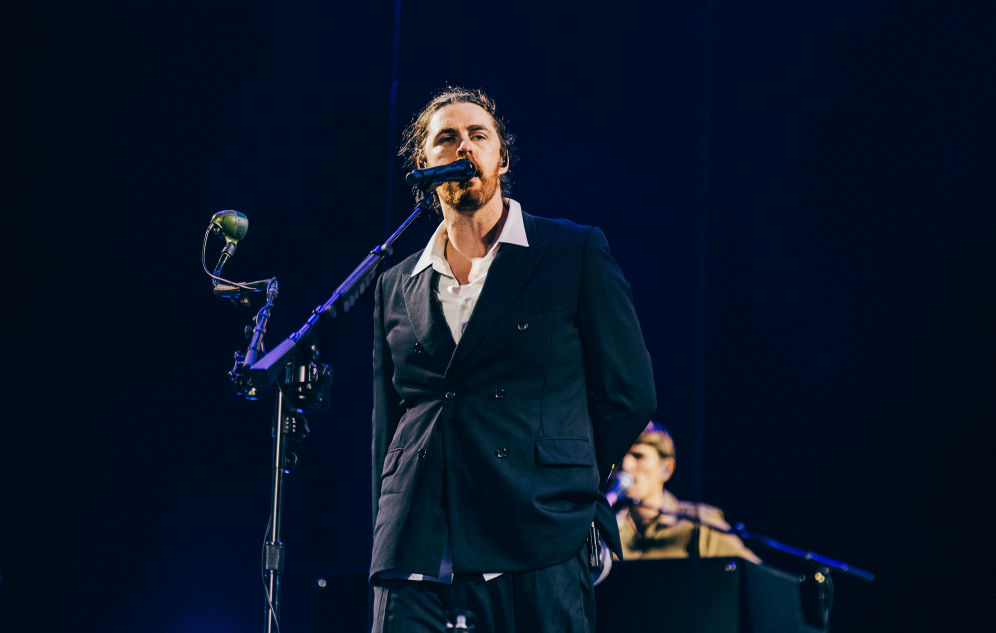 Hozier performs at Reading Festival 2025, photo by Derek Bremner