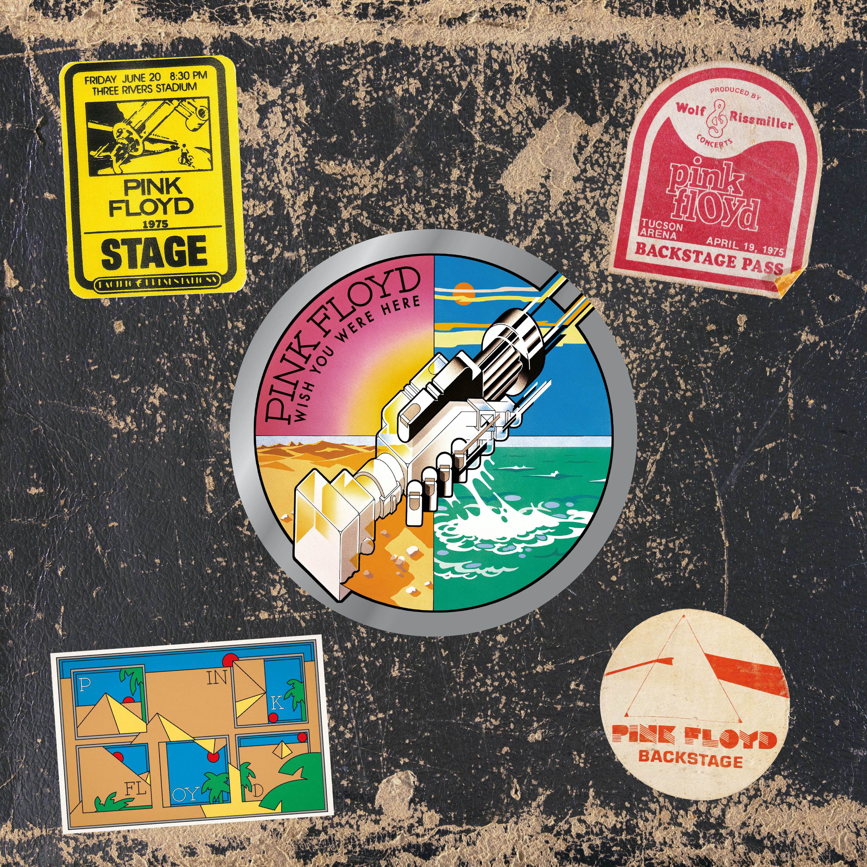 the official cover artwork for Pink Floyd's 'Wish You Were Here 50' 