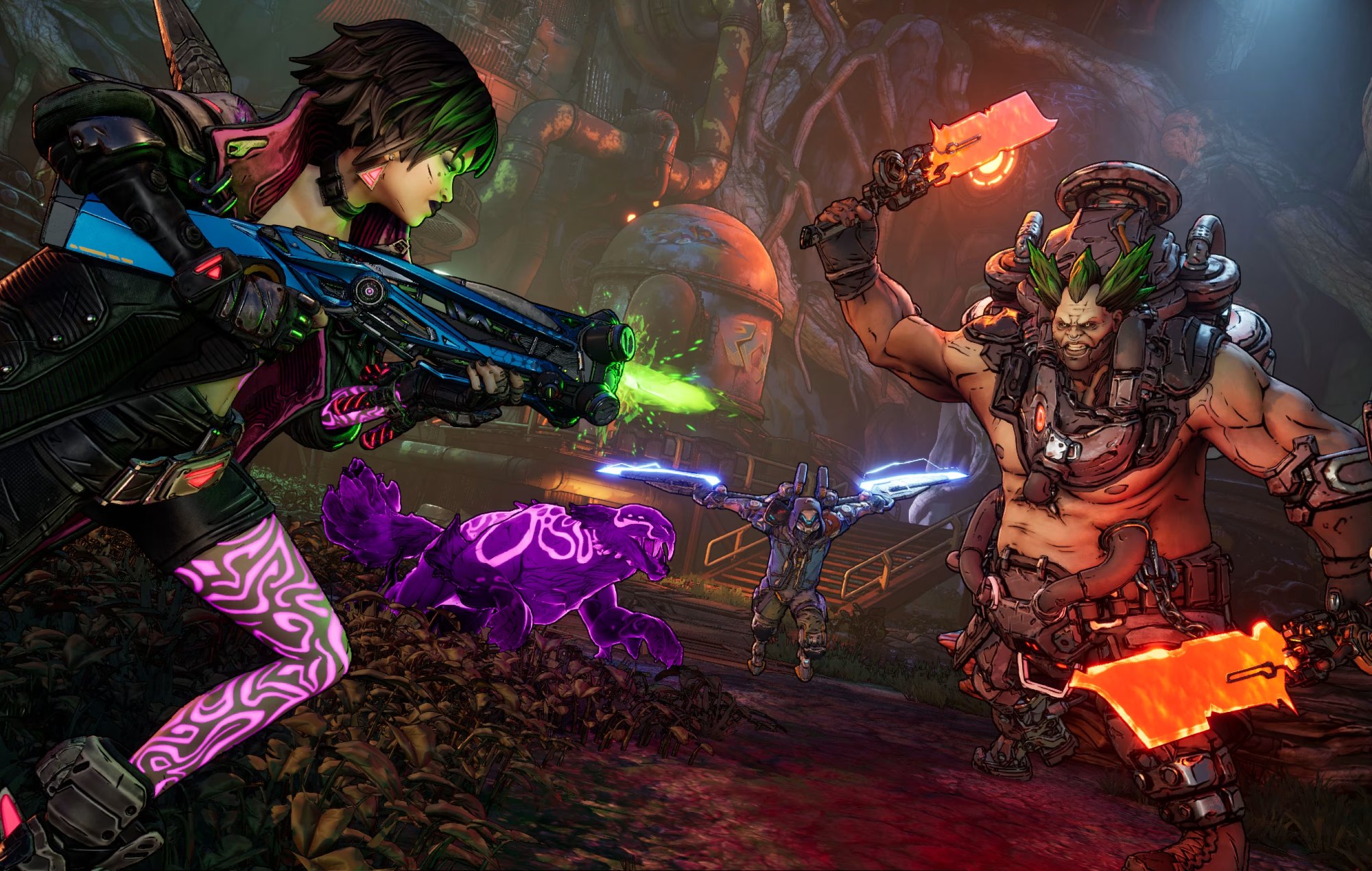 Borderlands 4 SHiFT Codes: a player can be seen shooting a boss.