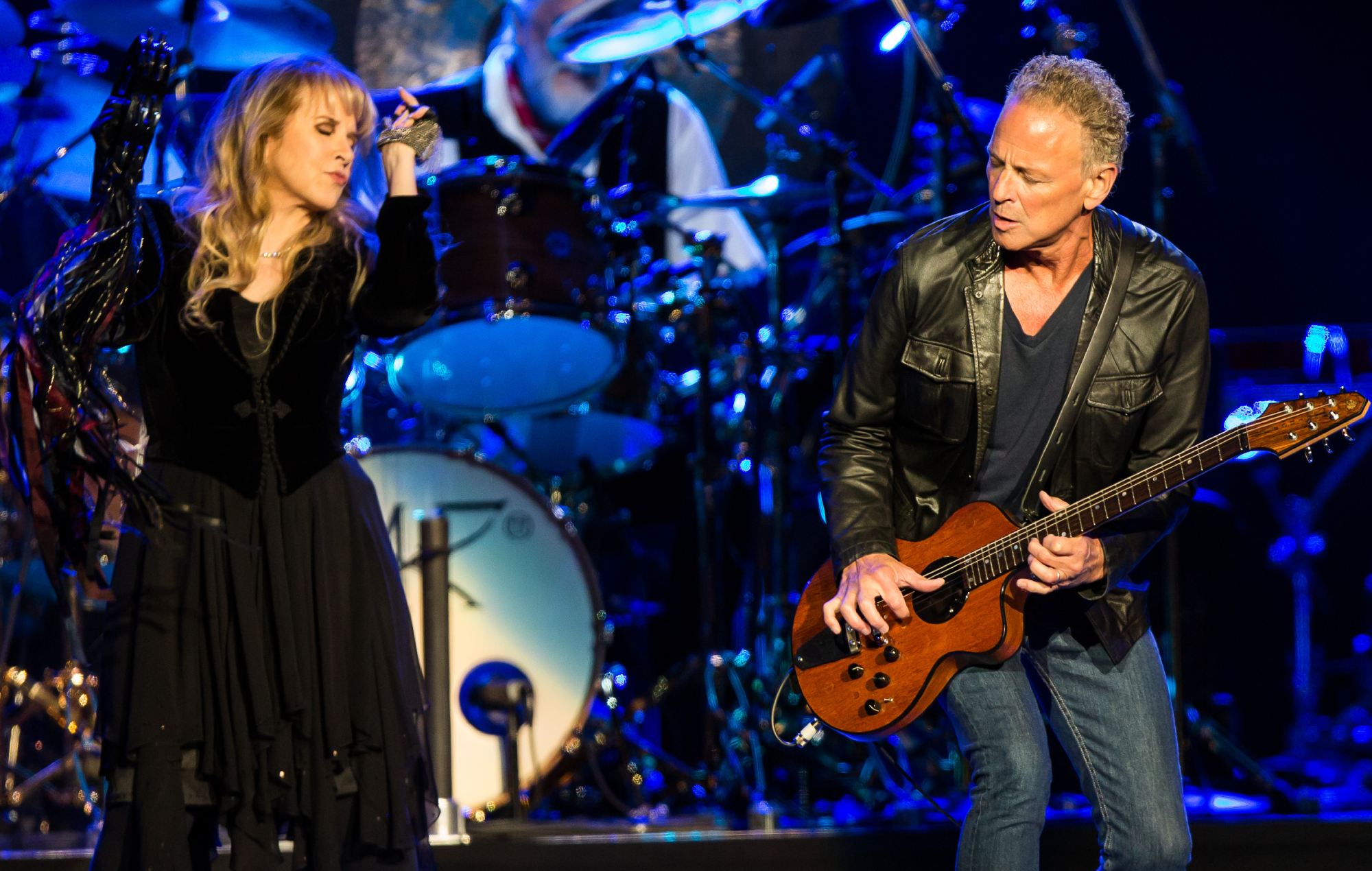 Stevie Nicks and Lindsey Buckingham of Fleetwood Mac, 2013