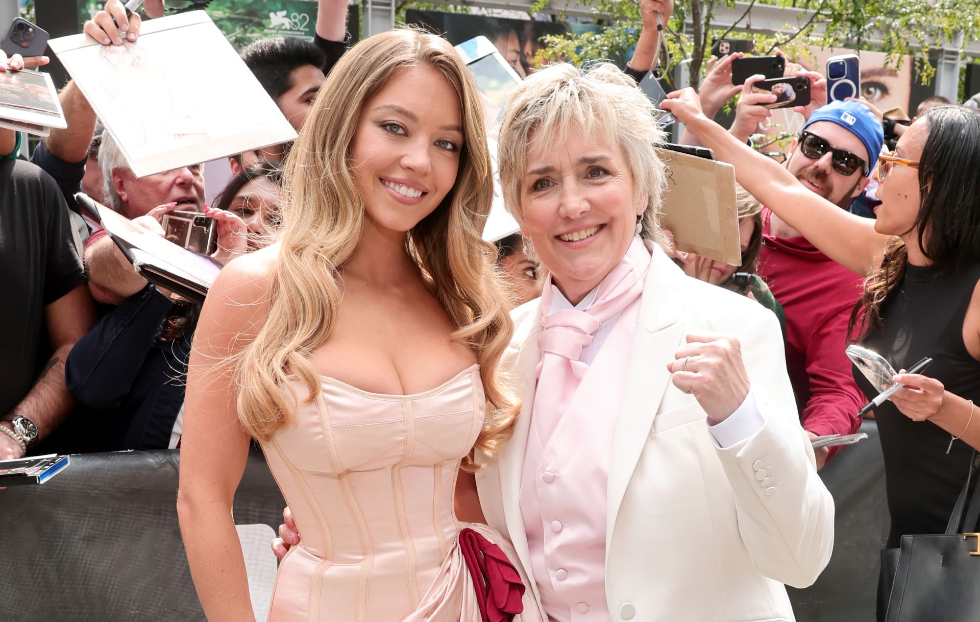 Sydney Sweeney and Christy Martin